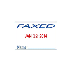 NEO Self Ink Stamp Faxed with Date