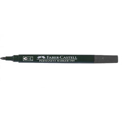 FABER-CASTELL Permanent Marker Bullet Black 12pc Box - Al Masam Stationery LLC