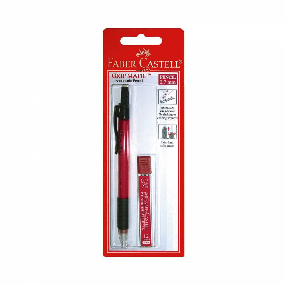 Faber- Castell Gripmatic 0.7mm + 1PC Tube Lead - Al Masam Stationery LLC