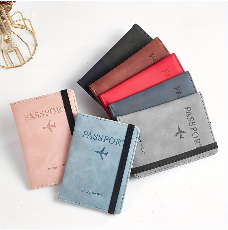 ELMAS RFID Passport Holder – Slim Leather Travel Wallet - Al Masam Stationery LLC