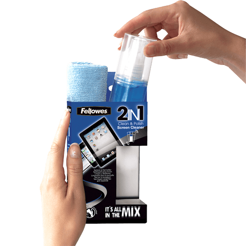 Fellowes 2 in 1 Screen Cleaning Kit - Al Masam Stationery LLC Main image