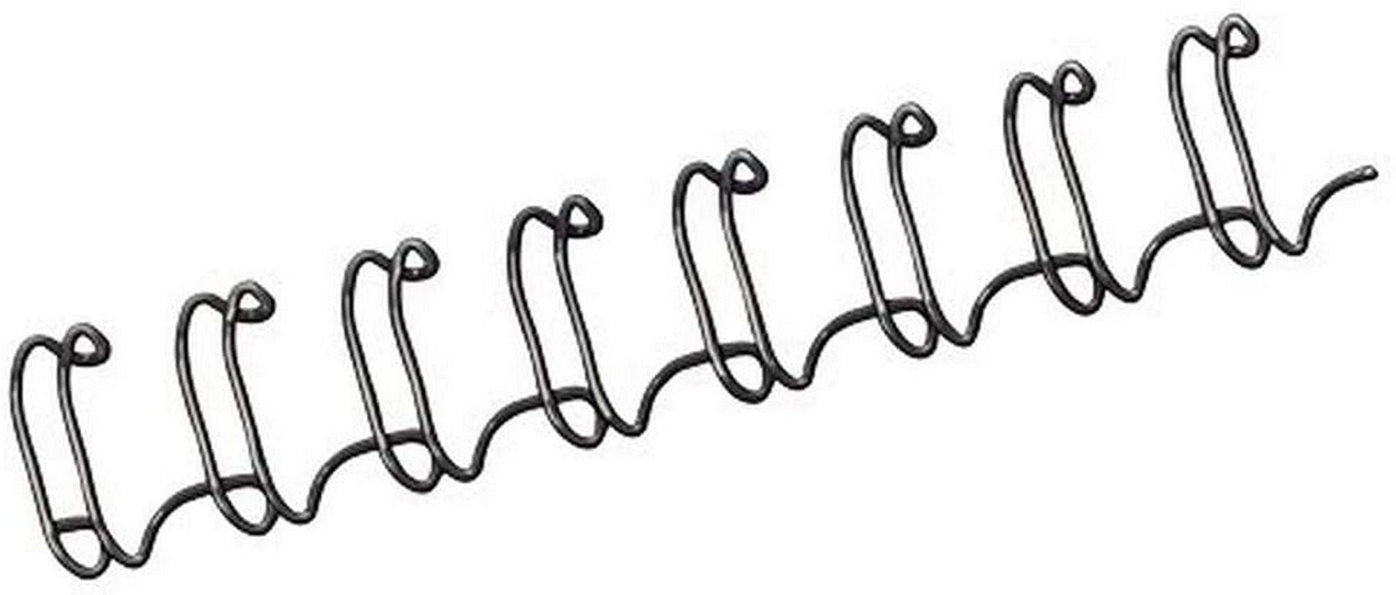 Fellowes 3:1 Metal Wire 12Mm Black - Al Masam Stationery LLC Main image