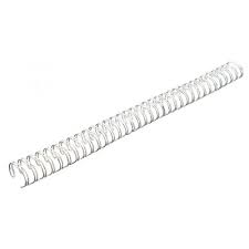 Fellowes 3:1 Metal Wire 6Mm White - Al Masam Stationery LLC Main image