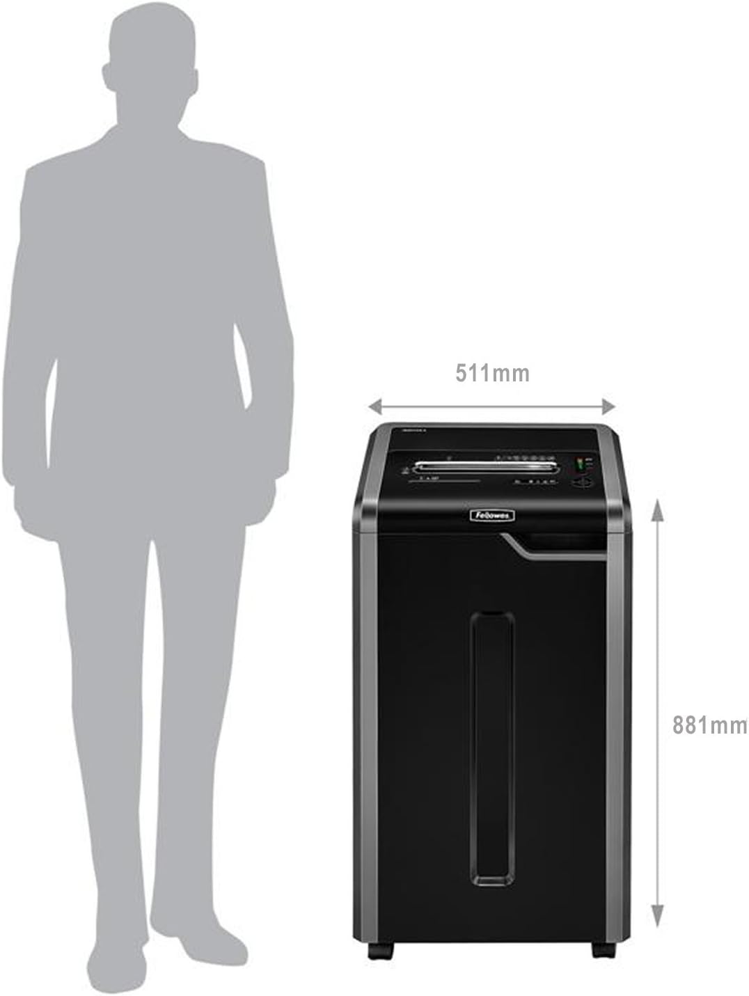 Fellowes Commercial Cross Cut Shredder Model - 325ci - (FEL 4623003) - Al Masam Stationery LLC