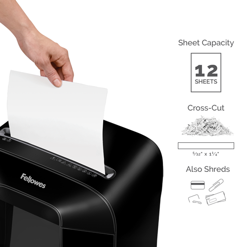 Fellowes Cross Cut Shredder Model - Lx 85 Secondary image
