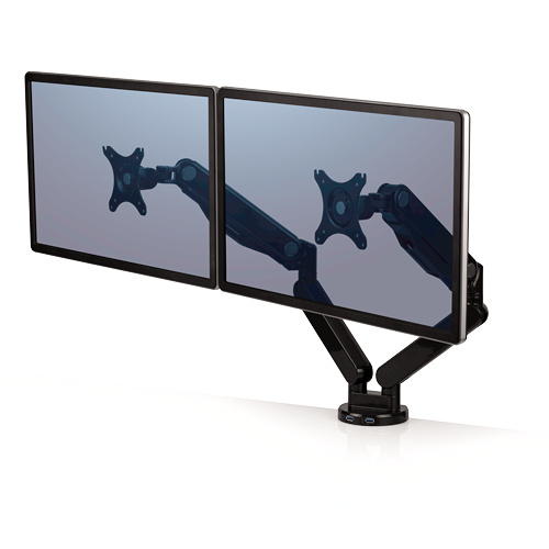 Fellowes Eppa Series Dual Monitor Arm - Al Masam Stationery LLC Main image