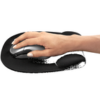 Fellowes Memory Foam Wrist Support With Mouse Pad - Black - Al Masam Stationery LLC