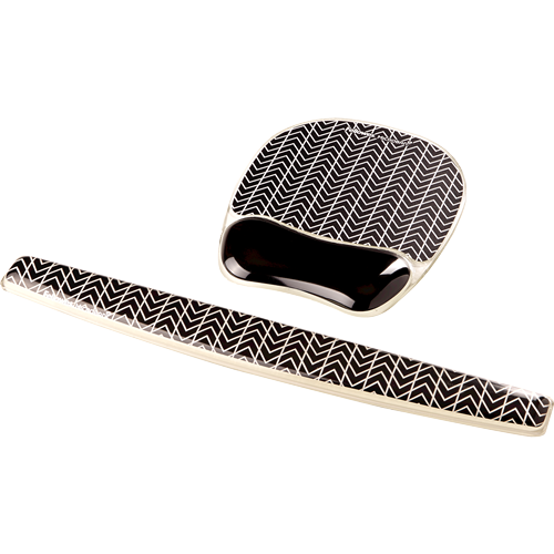 Fellowes Photogel Wrist Pad - Chevron - Al Masam Stationery LLC