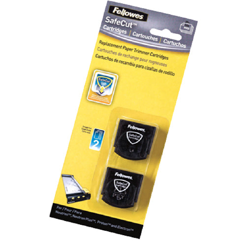 Safecut Replacement Blades   Straight Cut  (2Nos) - Al Masam Stationery LLC Main image