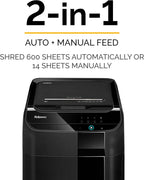 Shredder Machine Fellowes Automax 600M Auto Feed Shredder - Al Masam Stationery LLC