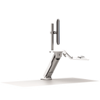 Fellowes Lotus Rt Sit-Stand Workstation - White - Al Masam Stationery LLC