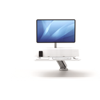 Fellowes Lotus Rt Sit-Stand Workstation - White - Al Masam Stationery LLC
