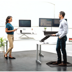 Fellowes Lotus Rt Sit-Stand Workstation - White - Al Masam Stationery LLC