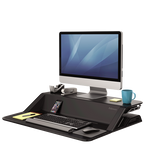 Fellowes Lotus Sit-Stand Workstation - Black - Al Masam Stationery LLC