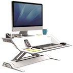 Fellowes Lotus Sit-Stand Workstation - White - Al Masam Stationery LLC