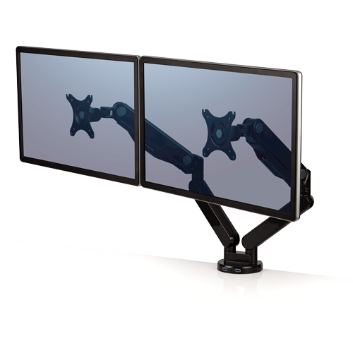 Fellowes Platinum Series Dual Monitor Arm - Al Masam Stationery LLC Main image