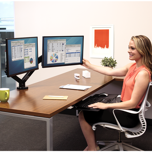 Fellowes Platinum Series Dual Monitor Arm - Al Masam Stationery LLC