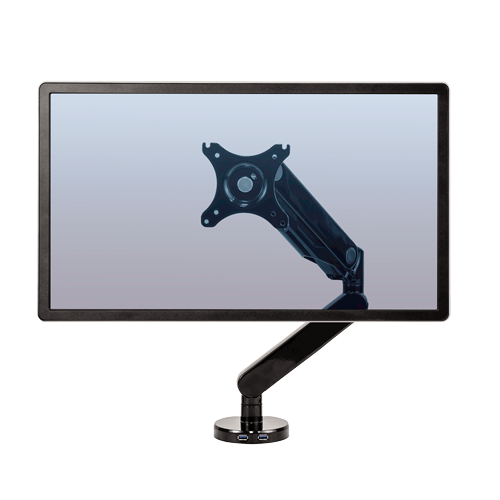 Fellowes Platinum Series Single Monitor Arm - Al Masam Stationery LLC Main image