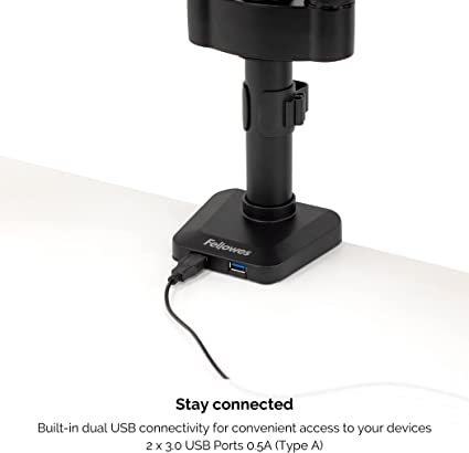 Fellowes Platinum Series Tripple Monitor Arm Secondary image