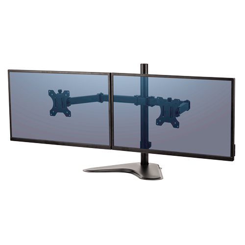 Fellowes Professional Series Freestanding Dual Horizontal Monitor Arm - Al Masam Stationery LLC Main image