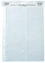 Business Card Holder Refill A4 Size
