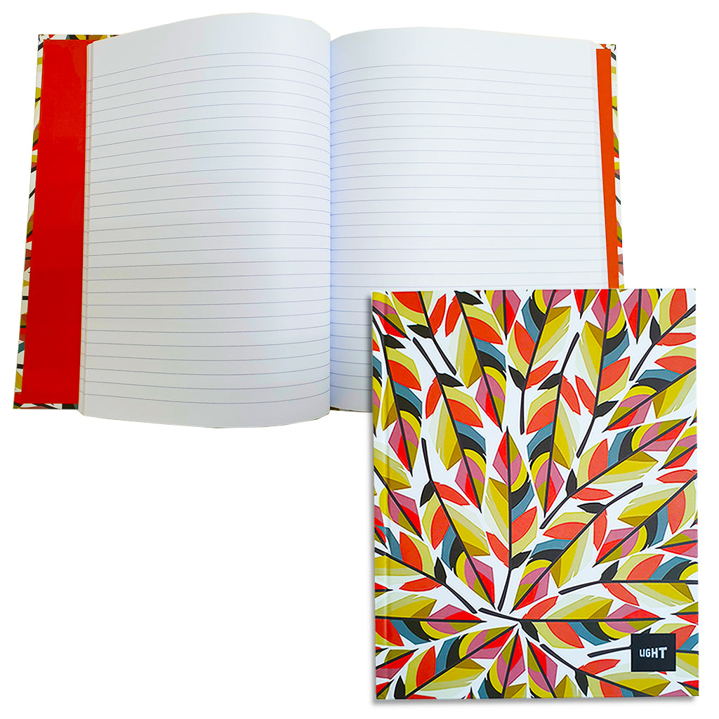 LIGHT® HARD COVER NOTEBOOK SINGLE LINE,10X8 INCH,100 SHEETS Secondary image