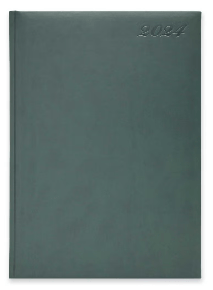 FIS A4 Diary 2024 English (Saturday & Sunday Combined) Green. - (FSDI48EP21GR) - Al Masam Stationery LLC