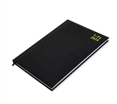 FIS A5 Golden Diary 2024 (Arabic/English) Black - FSDI20AEG21BK - Al Masam Stationery LLC