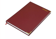 FIS Executive Diary 2024 Eng/Fr (1 Week at a glance) Maroon - Al Masam Stationery LLC