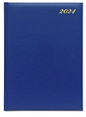 FIS Executive Diary 2024 English/French (1 Week at a glance) Blue - Al Masam Stationery LLC