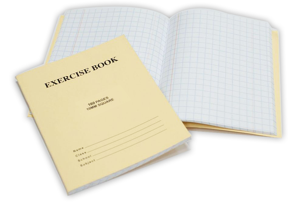 Notebook10mm Squared 160 Pages - Al Masam Stationery LLC Main image