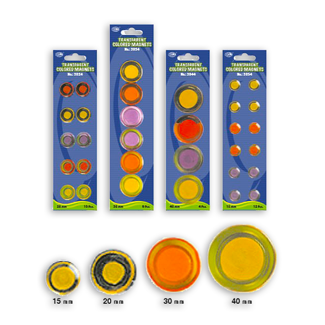Coloured Magnetic Pieces - Al Masam Stationery LLC Main image