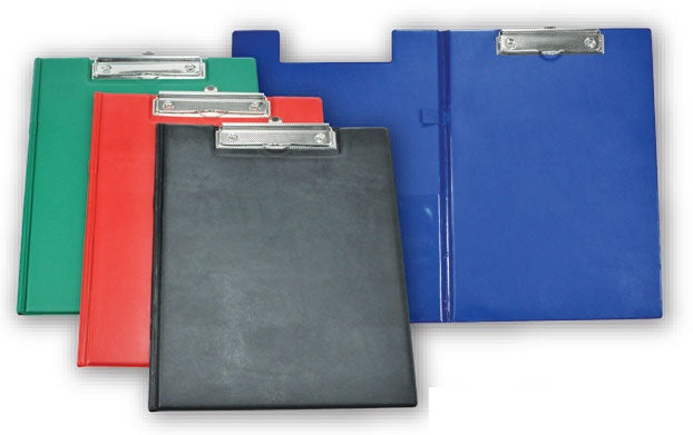 Clip Board used to clip on sheets of paper one behind the other. Also very helpful when you are on the move or to properly organise your papers when you are mobile. The same is also used by school and university level students as an examination board. Main image