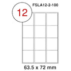 MULTI PURPOSE WHITE LABEL-63.5X72mm - Al Masam Stationery LLC