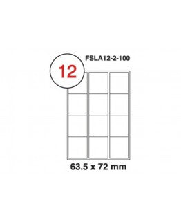 MULTI PURPOSE WHITE LABEL-63.5X72mm Secondary image