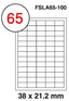 Fis multi purpose white label 38x21.2mm - Al Masam Stationery LLC