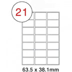 Fis multi purpose white label 63.5x38.1mm - Al Masam Stationery LLC
