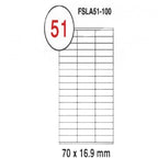 Fis multi purpose white label 70x16.9mm - Al Masam Stationery LLC
