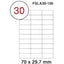 Fis multi purpose white label 70x29.7mm - Al Masam Stationery LLC