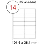 MULTI PURPOSE WHITE LABEL-101.6X38.1mm - Al Masam Stationery LLC