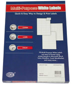 MULTI PURPOSE WHITE LABEL-105X49.5mm - Al Masam Stationery LLC