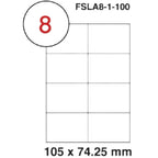 MULTI PURPOSE WHITE LABEL-105X74.25mm - Al Masam Stationery LLC