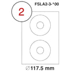 MULTI PURPOSE WHITE LABEL-117.5mm - Al Masam Stationery LLC