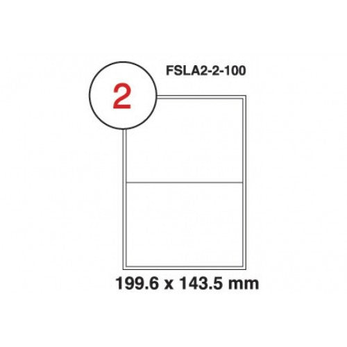 MULTI PURPOSE WHITE LABEL-199.6X143.5mm - Al Masam Stationery LLC Main image