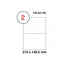 MULTI PURPOSE WHITE LABEL-210X148.5mm - Al Masam Stationery LLC
