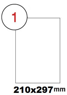 Multi purpose white label-210x297mm (A4) - Al Masam Stationery LLC Main image