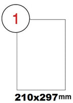 Multi purpose white label-210x297mm (A4) - Al Masam Stationery LLC