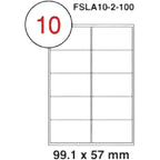 MULTI PURPOSE WHITE LABEL-99.1X57mm - Al Masam Stationery LLC