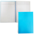 FIS®SPIRAL HARD COVER NOTEBOOK A5, 100 SHEET, ASST.COL - Al Masam Stationery LLC