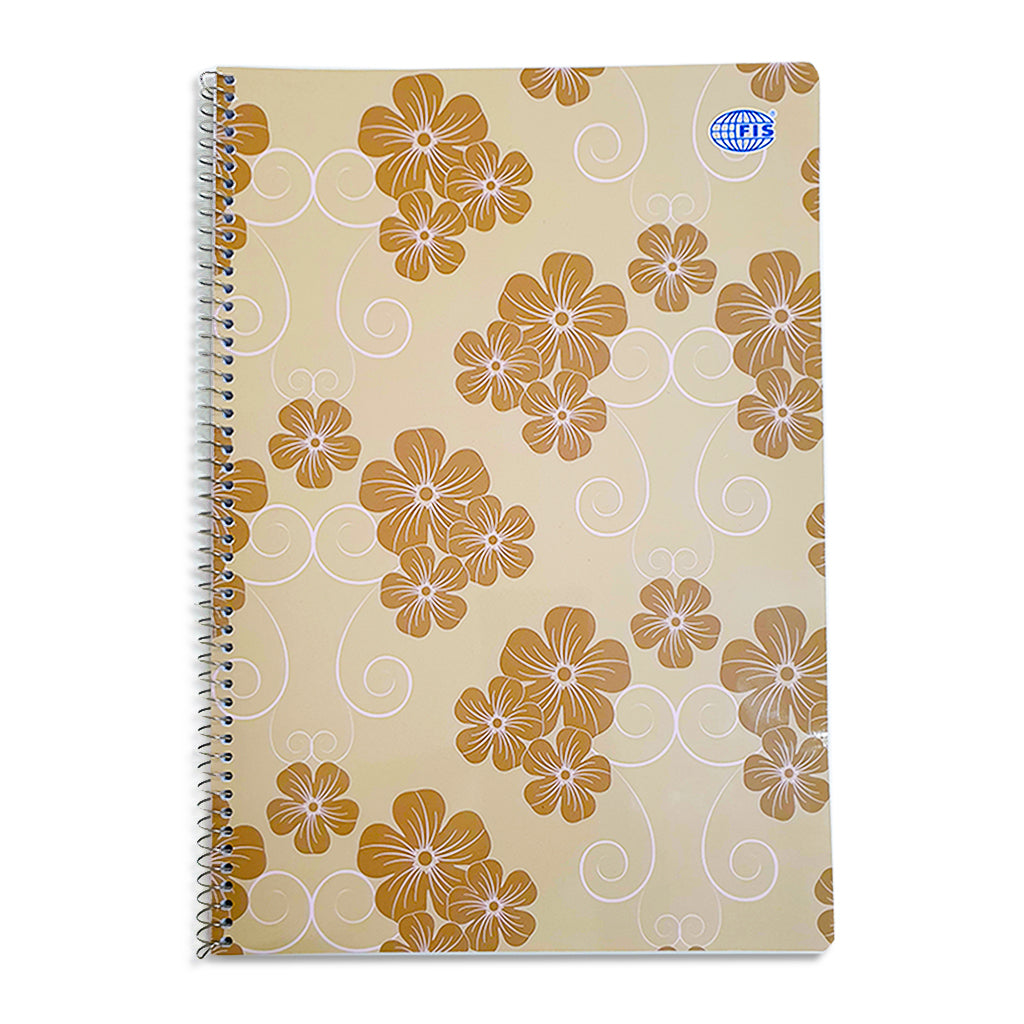 FIS® SPRIAL  SOFT COVER NOTEBOOK SINGLE LINE, A4, 80 SHEETS - Al Masam Stationery LLC Main image